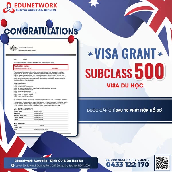 visa 500 grant