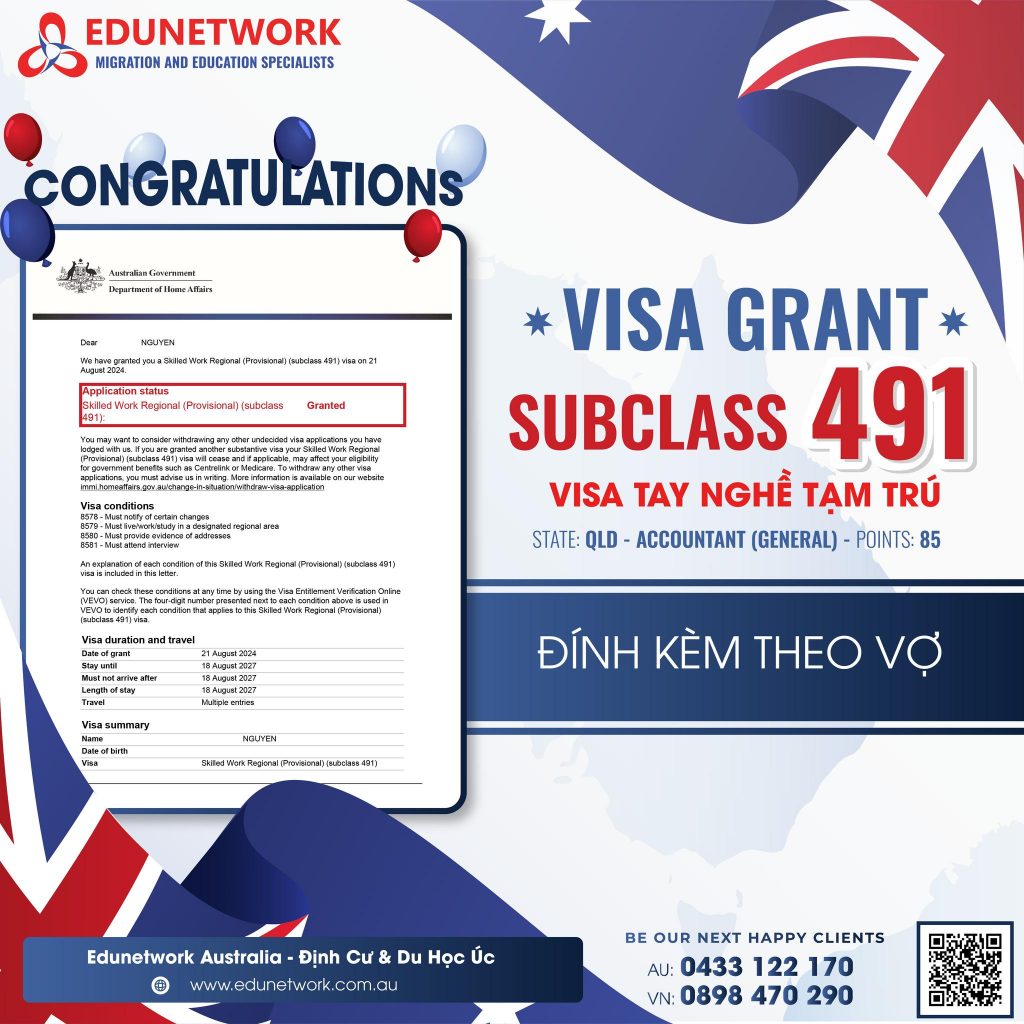 visa 491 dinh kem vo